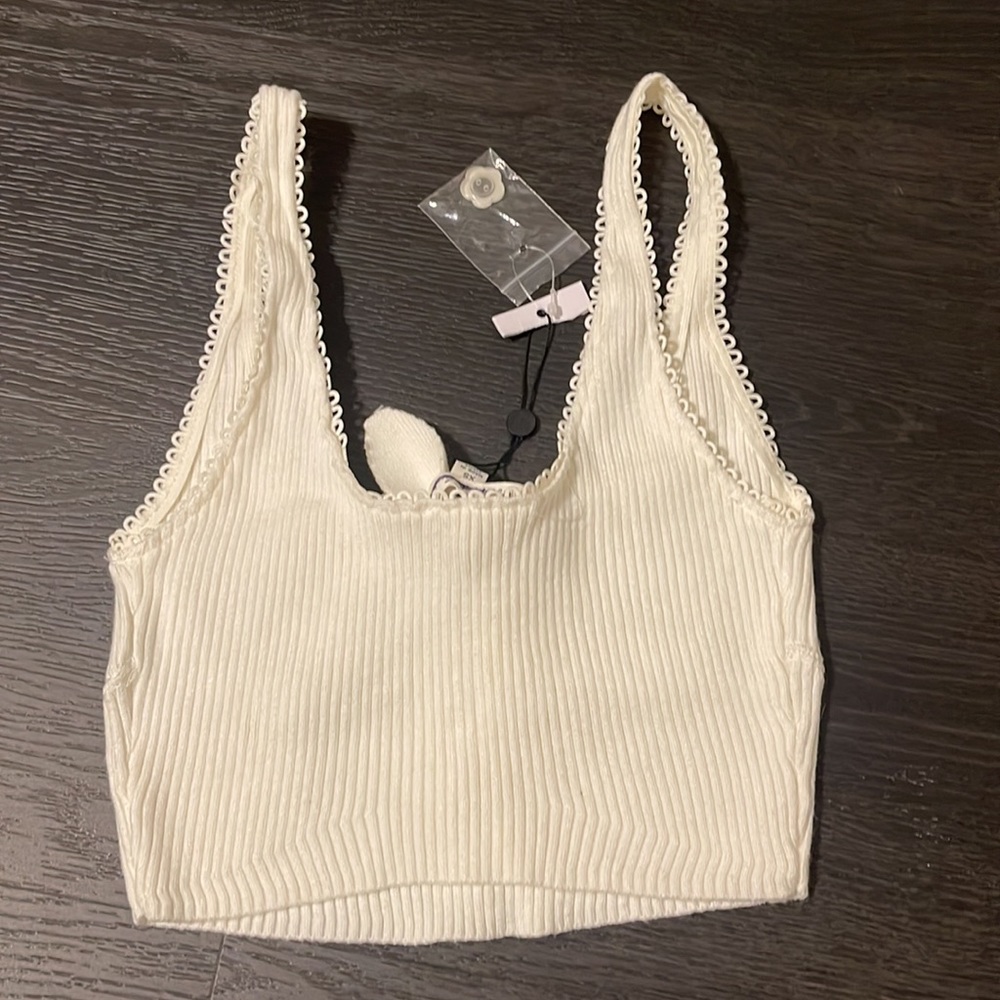NWT For Love & Lemons Crop Top - SIZE: XS - Picture 4 of 4
